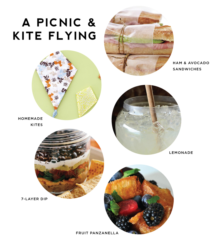 Menu:  Picnic and Kite Flying