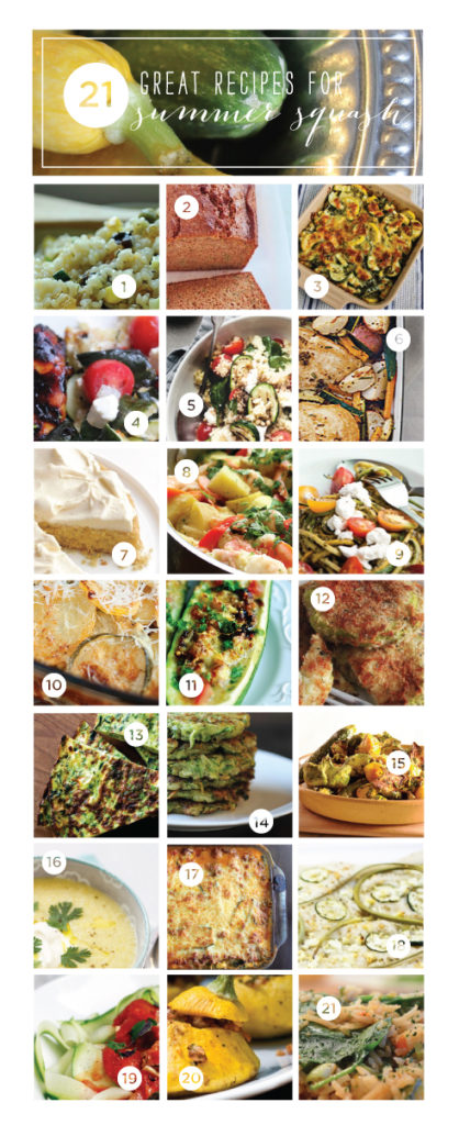 21 Great Summer Squash Recipes