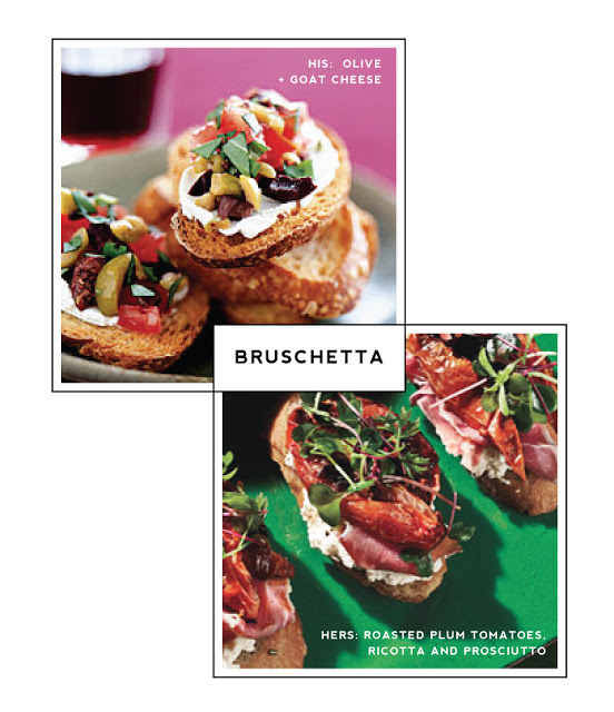 His + Hers:  Bruschetta
