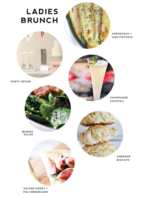 Menu:  Ladies Brunch