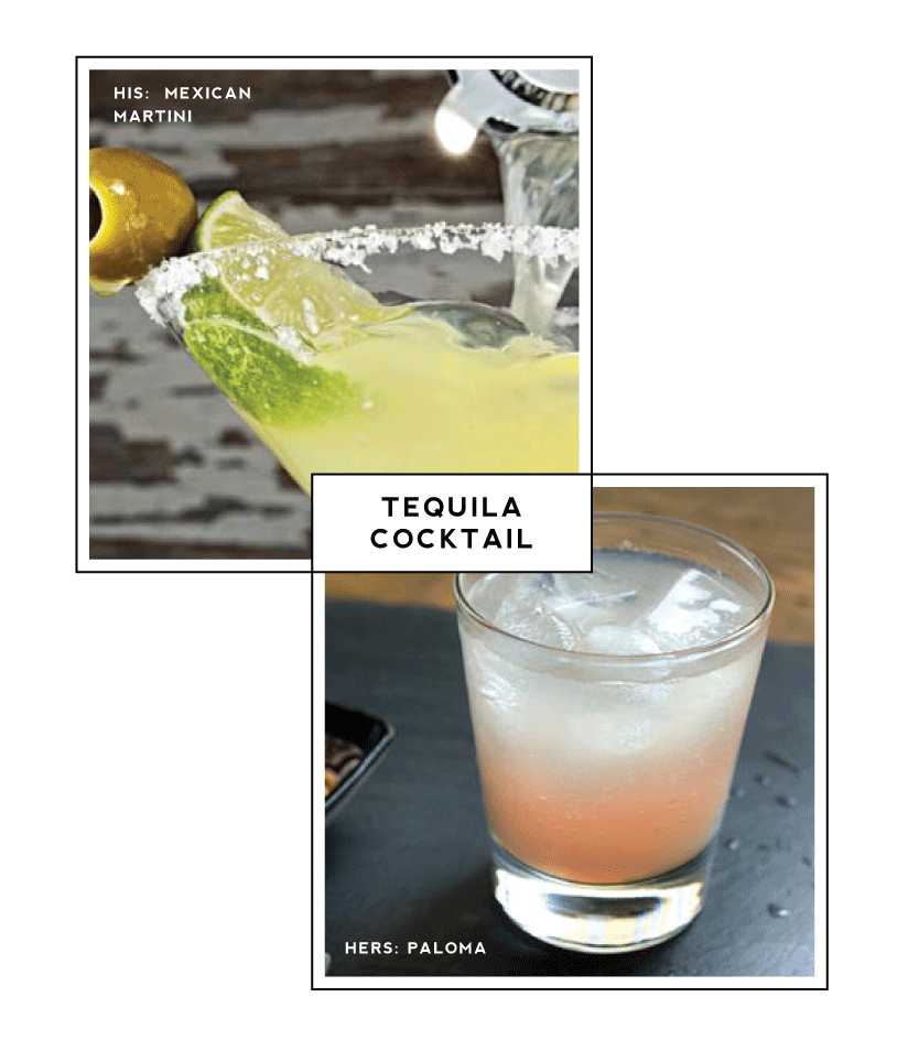 His + Hers:  Tequila Cocktails