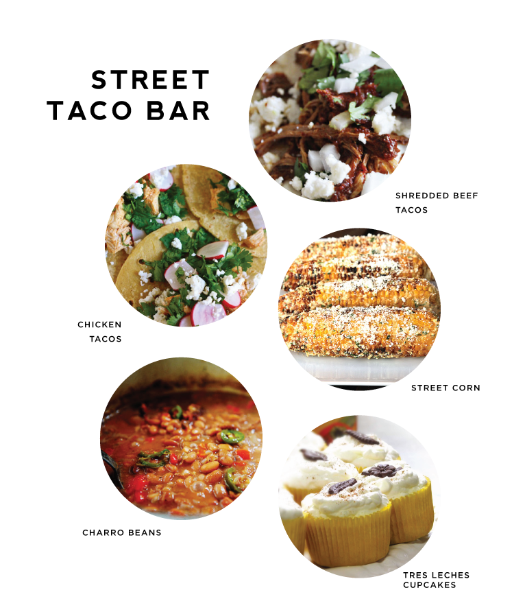 Menu:  Street Taco Bar