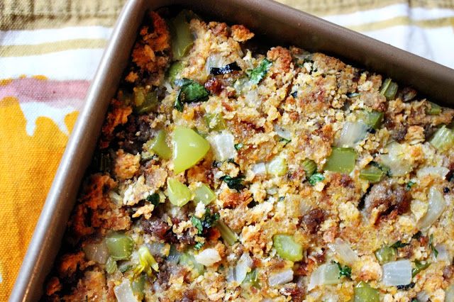 Recipe:  Aunt Ruthie’s Cornbread Dressing