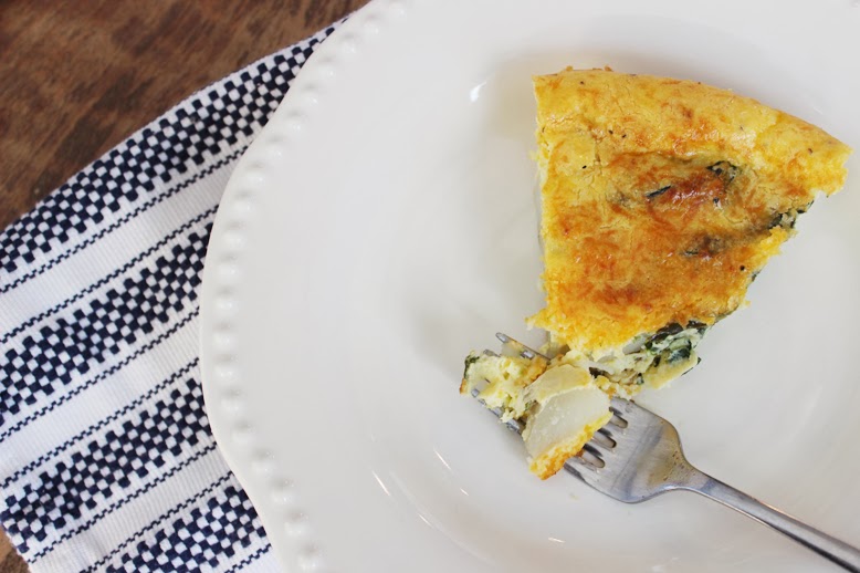 Recipe:  Spinach and Potato Frittata