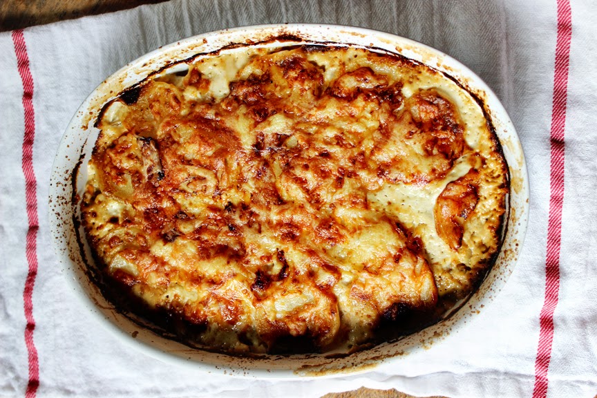 Recipe:  Creamy Potato Gratin (with bacon!)