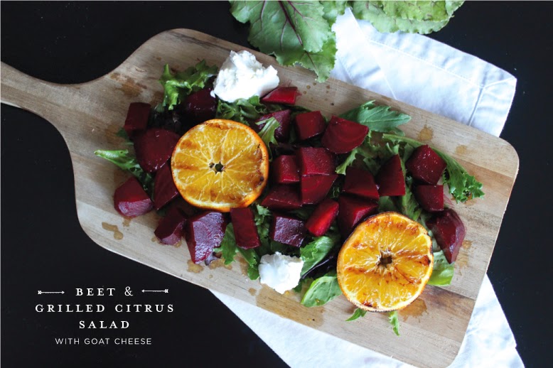Roasted Beet and Grilled Citrus Salad