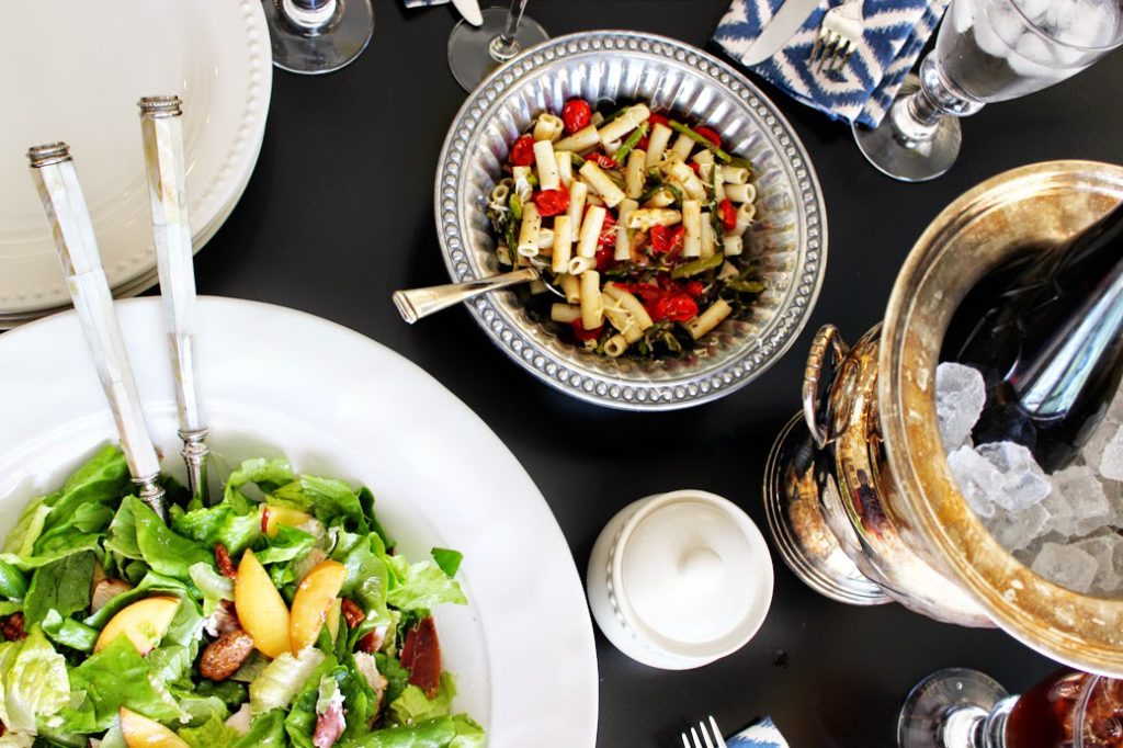 Peach and Prosciutto Salad