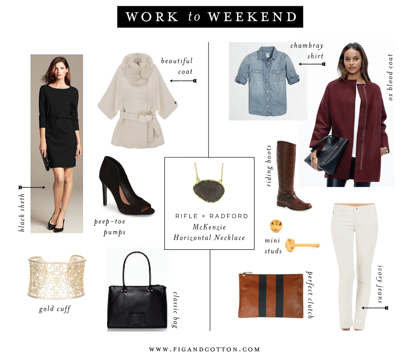 Work to Weekend: Horizontal Necklace