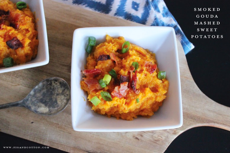 Gouda Mashed Sweet Potatoes