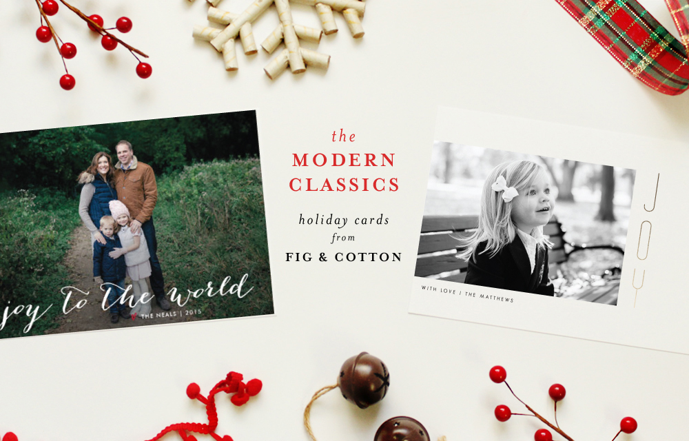 The Modern Classic Holiday Cards